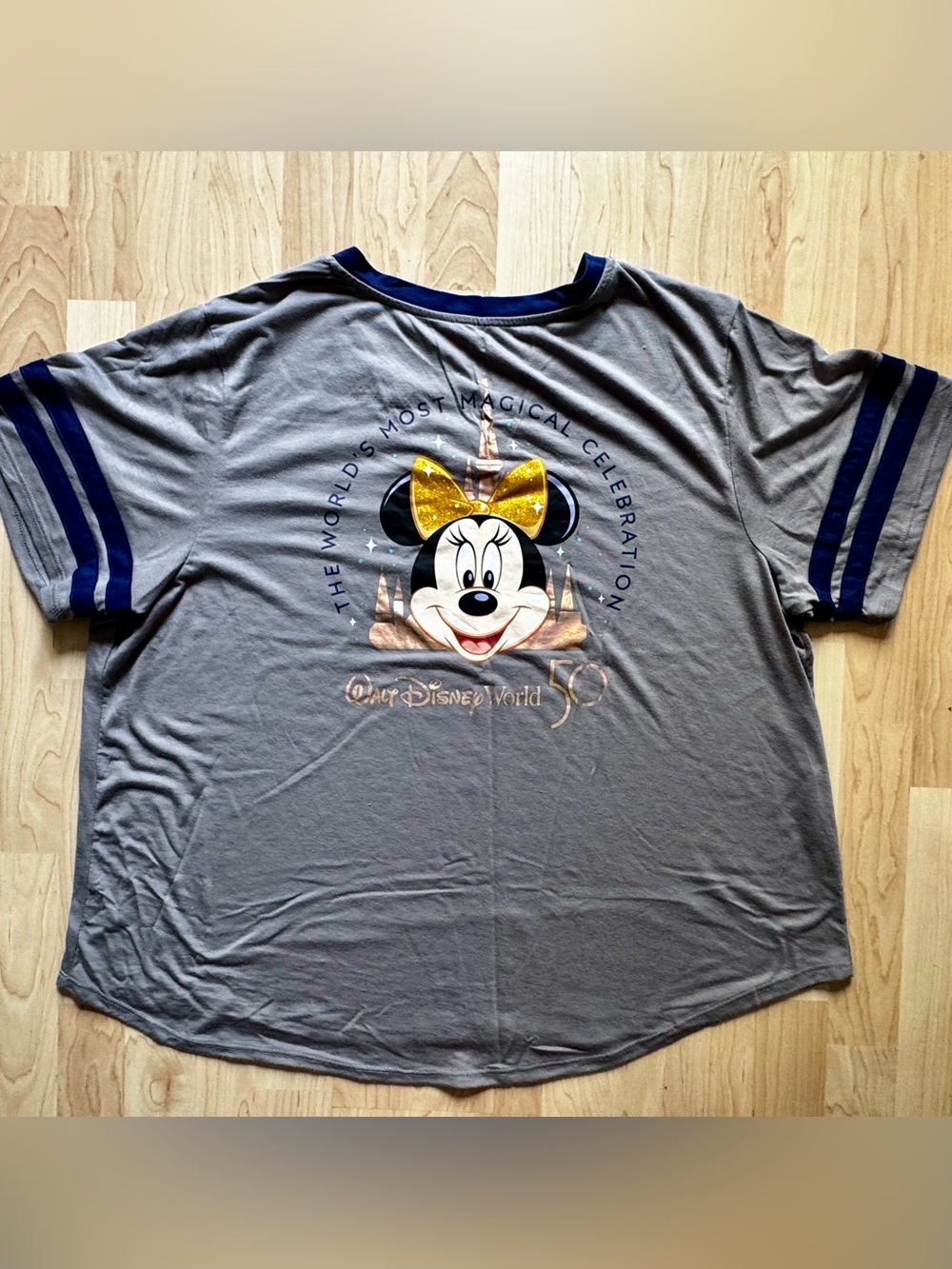 Women’s Walt Disney Workd 50th Anniversary Minnie Mouse Tshirt
